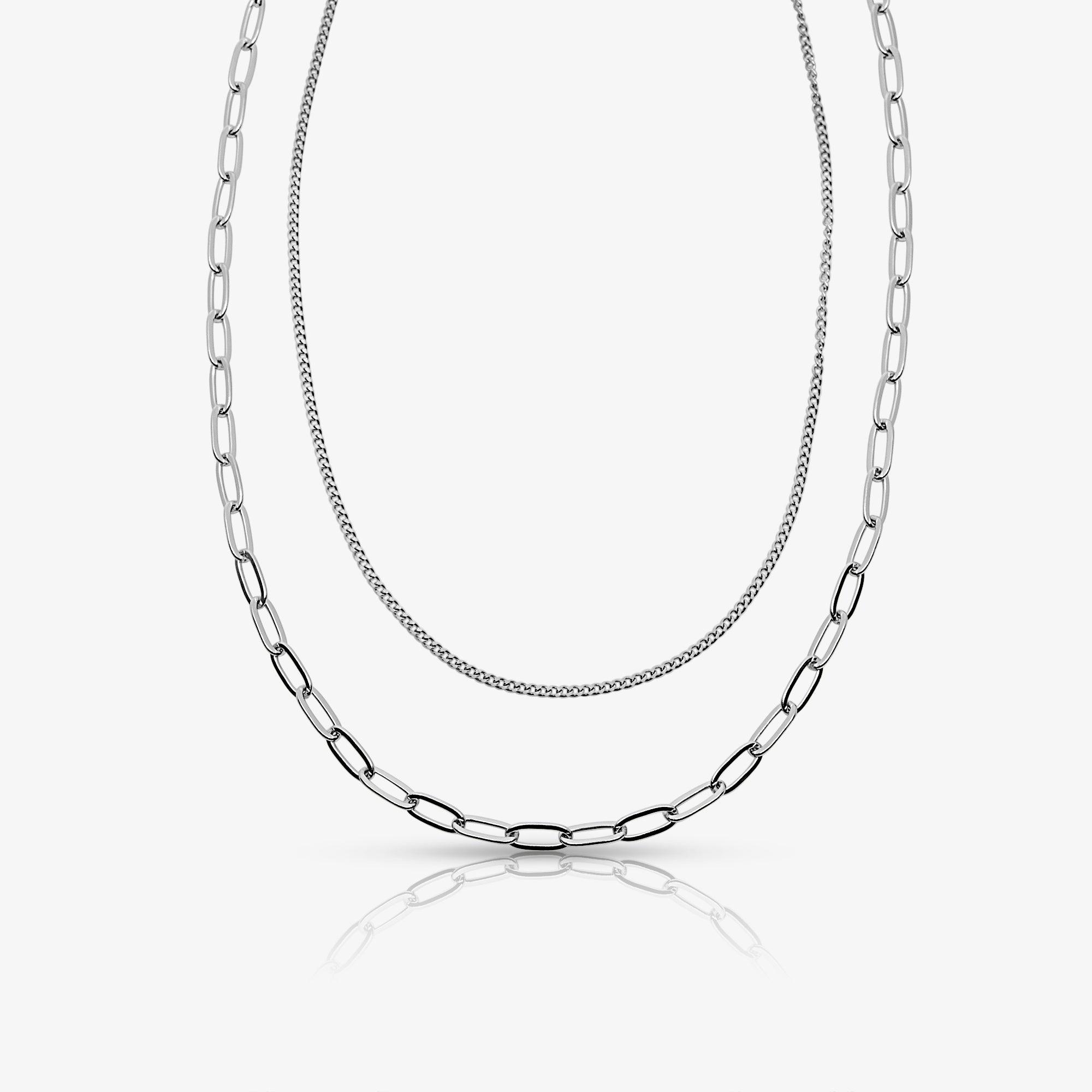 Perfect Pair Double Layered Necklace - Image 2