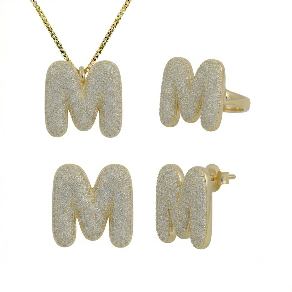 Adore Me Earring, Ring & Necklace 3 Piece Bundle - Image 3