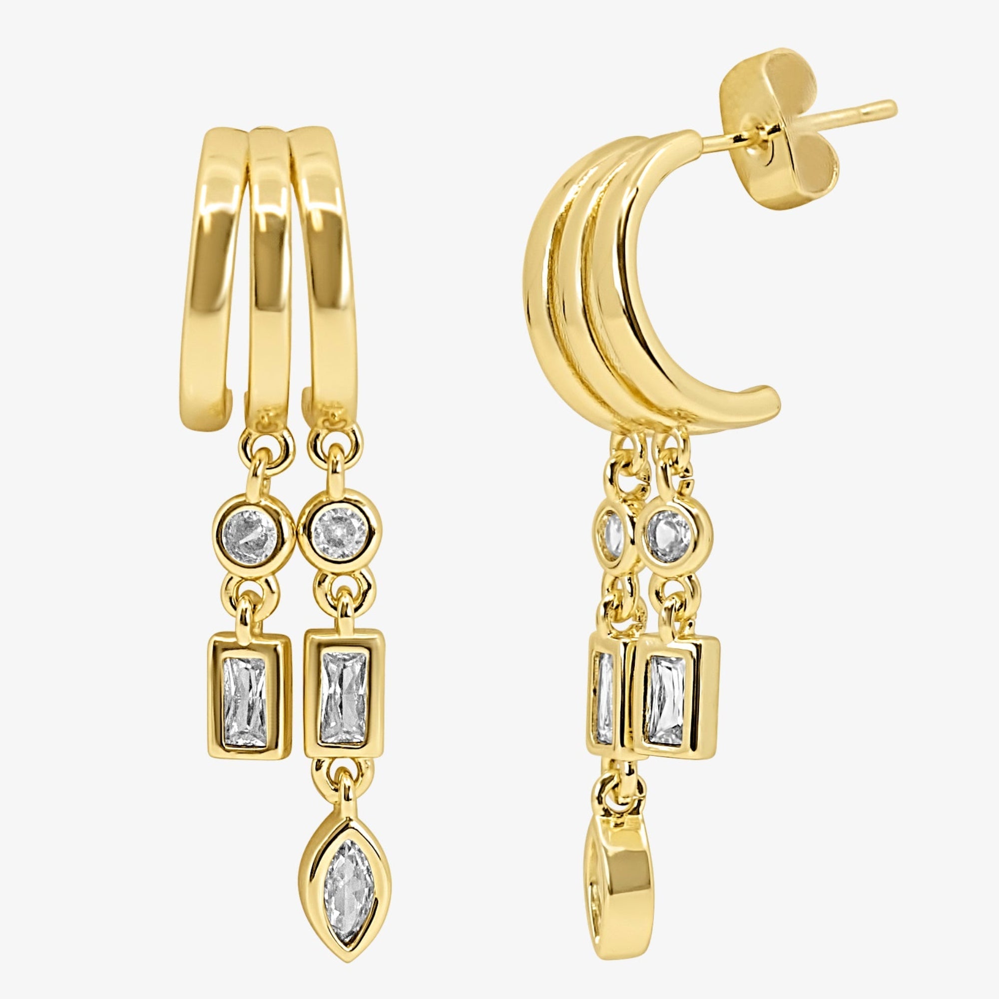 Icy Chain Earrings - Image 4