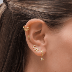 Alternative view of Moonlit Earrings