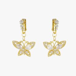 Alternative view of Butterfly Babe Clip-On Earrings