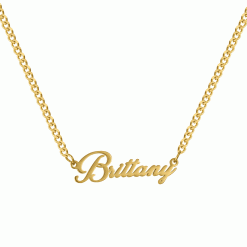 Alternative view of Custom/Personalized Nameplate Curb Necklace