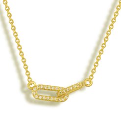 Alternative view of Interlinked Necklace