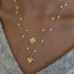 Alternative view of I'm Lucky Necklace