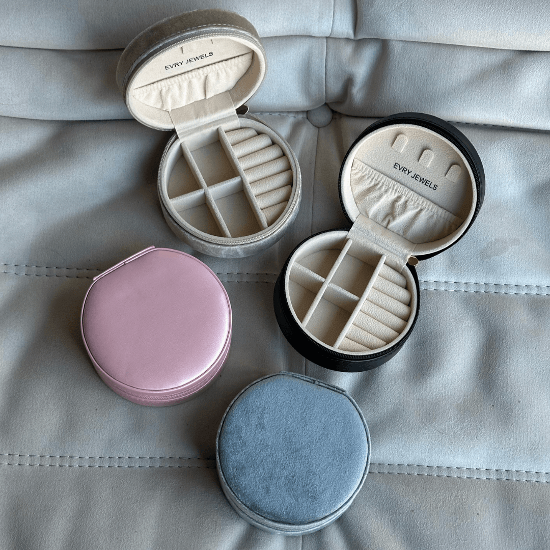 Mini Round Jewelry Box - Image 9