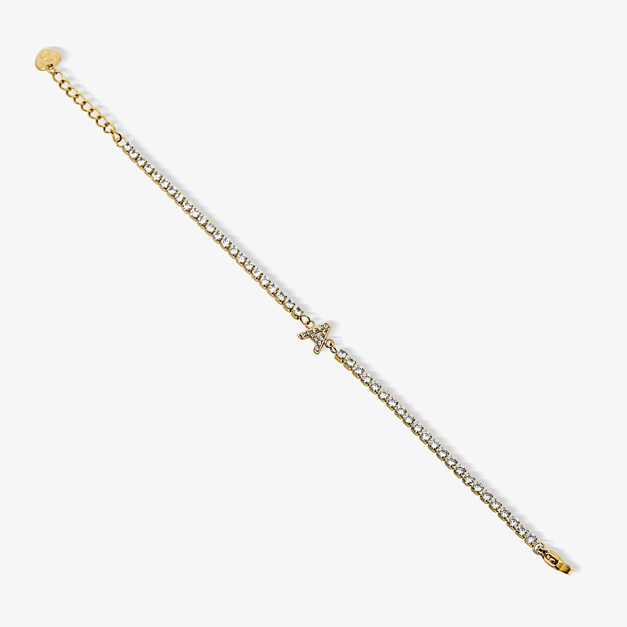 Icy Initial Tennis Bracelet - Image 7