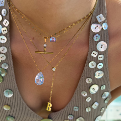 Alternative view of Noa Birthstone Necklace