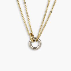 Alternative view of Orbit Chain Necklace