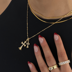 Alternative view of That's So Twisted Necklace