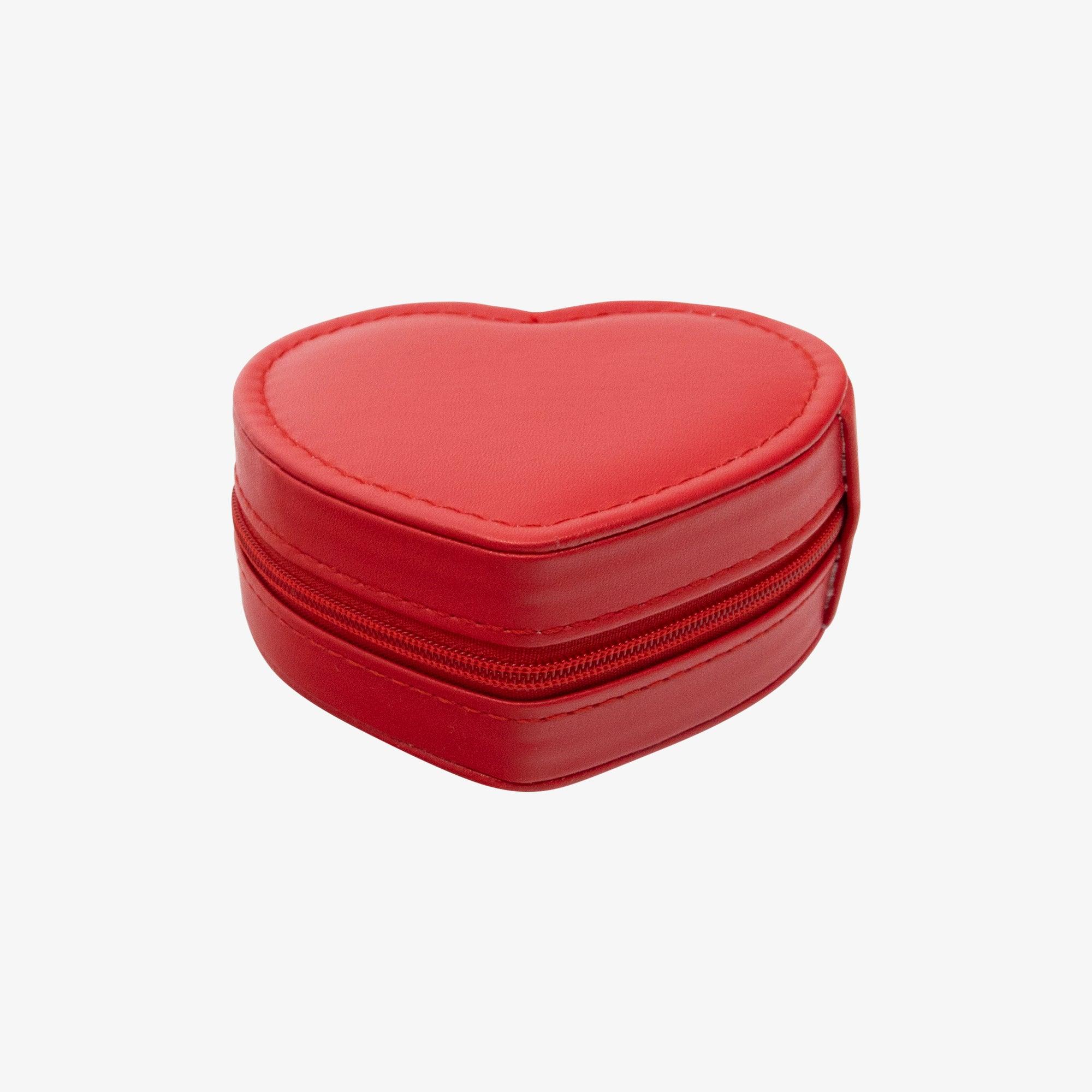 Heart-Shaped Travel Jewelry Case - Image 7