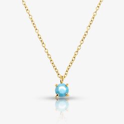 Alternative view of Celeste Birthstone Necklace