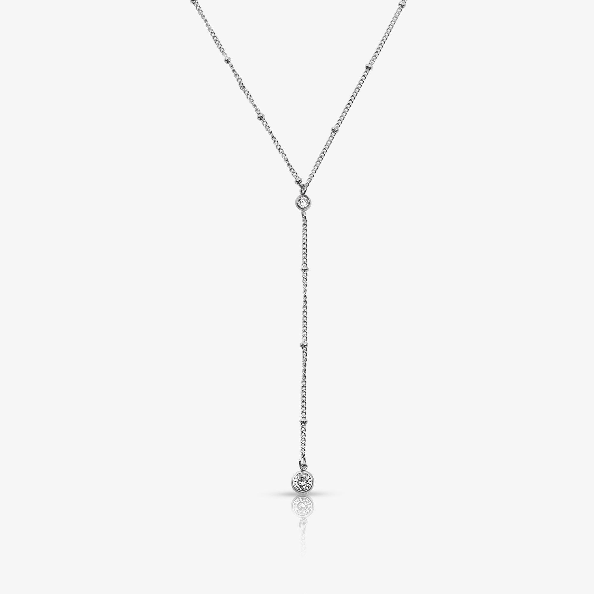 Raindrop Lariat Necklace - Image 5