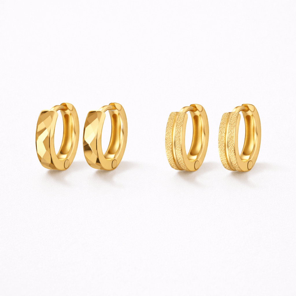 Twice As Nice Hoop 2-Piece Earring Set - Image 2