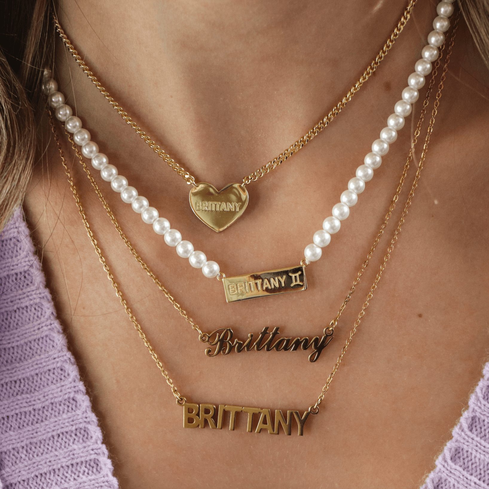 Custom/Personalized Nameplate Necklace - Image 18