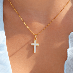 Aura Cross Necklace
