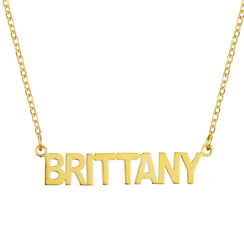 Custom/Personalized Nameplate Necklace - Image 8