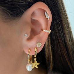 Alternative view of Starfish Earrings