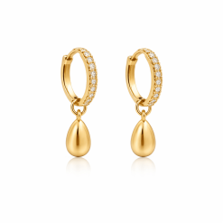 Alternative view of Shimmer Tear Earrings