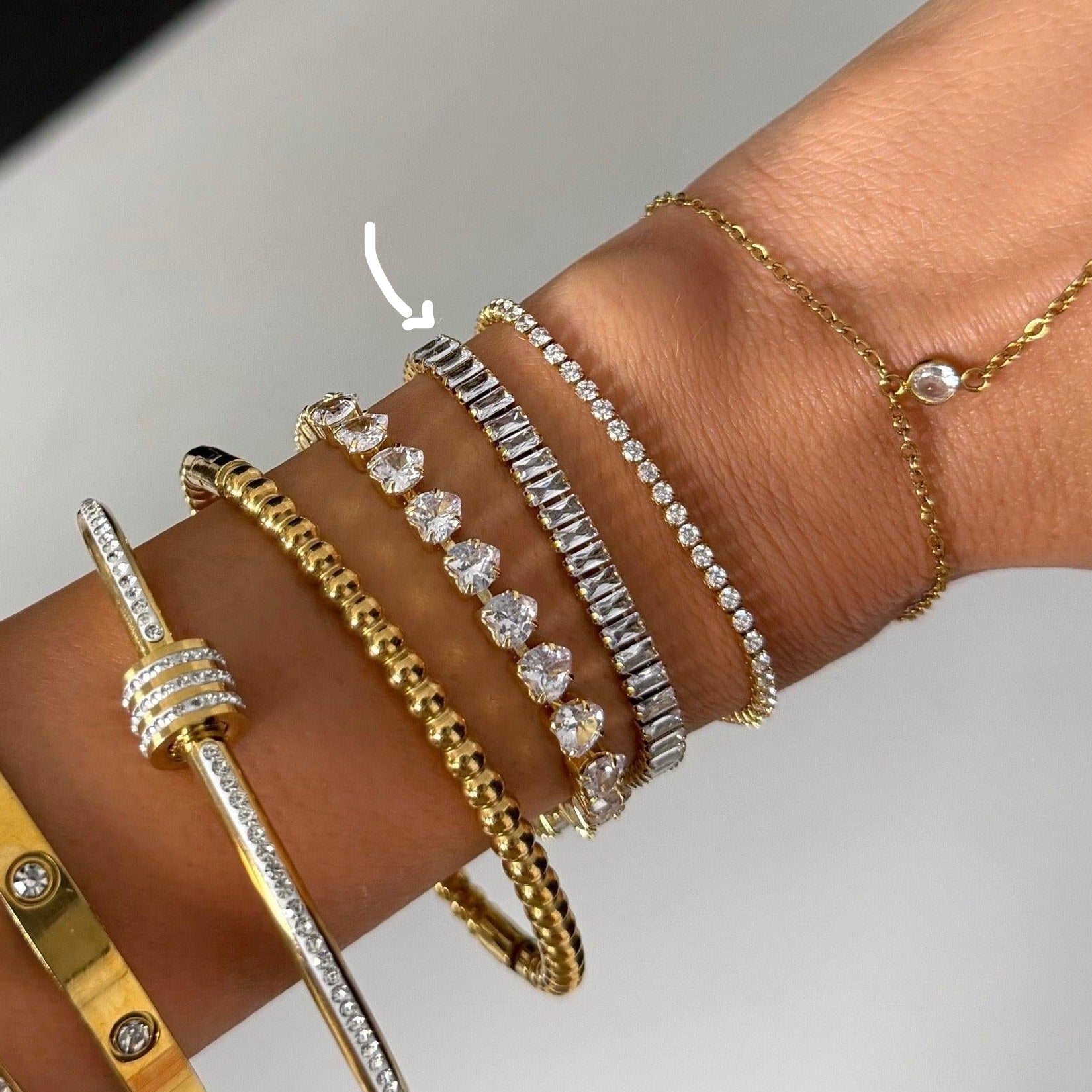 Frost Beam Tennis Bracelet - Image 6